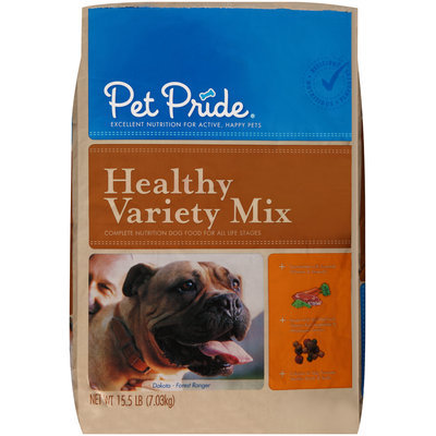 Pet Pride® Healthy Variety Mix Dry Dog Food 15.5 lb. Bag