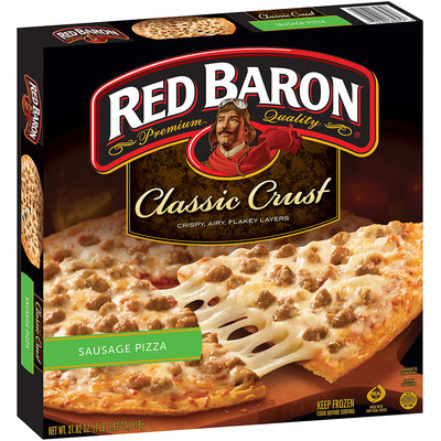 Red Baron Classic Crust Sausage Pizza 21.15 Oz Box