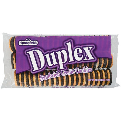 Springfield Duplex Sandwich Creme Cookies 32 Oz Tray