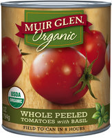 Muir Glen® Organic Whole Peeled Tomatoes with Basil 28 oz. Can