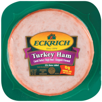 Eckrich Turkey Ham 12 Oz Well