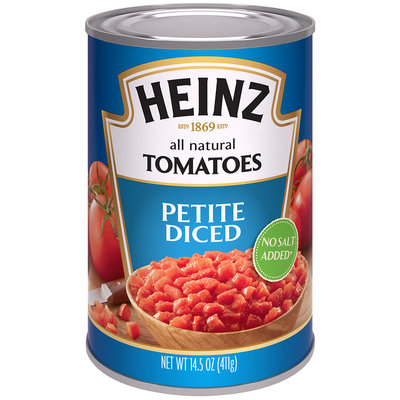 Heinz® No Salt Added Diced Tomatoes