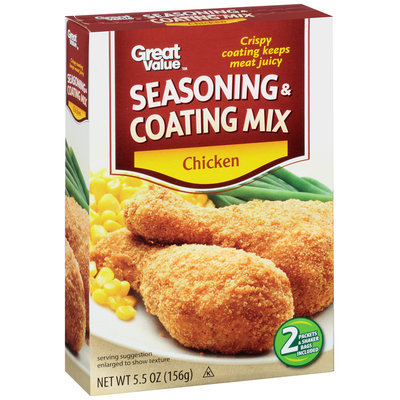 Great Value™ Chicken Seasoning & Coating Mix 5.5 oz. Box