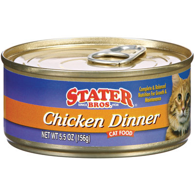 Stater Bros. Chicken Dinner Cat Food 5.5 Oz Can