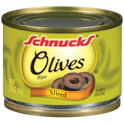 Schnucks Ripe Sliced Olives 2.25 Oz Can