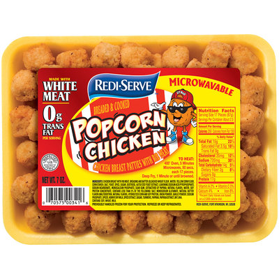 Redi-Serve™ Breaded & Cooked Popcorn Chicken 7 oz. Tray
