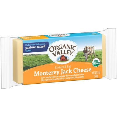 Organic Valley® Reduced Fat Monterey Jack Cheese