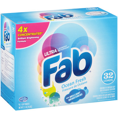 Ultra Fab® Ocean Fresh Laundry Detergent Powder 2.1 lb. Box