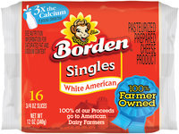 Borden® White American Singles 16 ct Pack