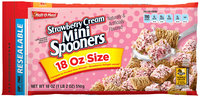 Malt-O-Meal® Strawberry Cream Mini Spooners® Cereal 18 oz. ZIP-PAK