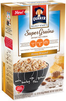 Quaker® Select Starts Super Grains Honey Almond Instant Hot Cereal