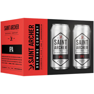 Saint Archer Brewing Company IPA Beer 6-12 fl. oz. Cans