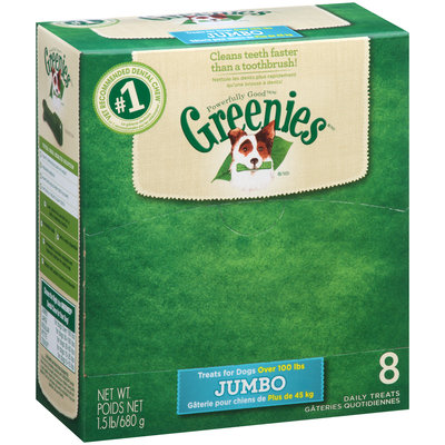 Greenies® Jumbo Dog Treats 1.5 lb. Box
