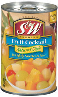 S&W® Natural Style Fruit Cocktail in Lightly Sweetened Juice 15 oz. Pull-Top Can