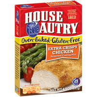 House-Autry® Oven-Baked Gluten-Free Extra Crispy Chicken Seasoned Coating Mix 4.5 oz. Box