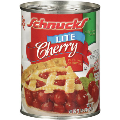 Schnucks® Lite Cherry Pie Filling or Topping 20 oz Can