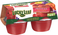 Lucky Leaf® Fruit Punch Fruit 'N Sauce 4-4 oz. Cups