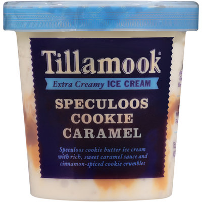 Tillamook® Speculoos Cookie Caramel Extra Creamy Ice Cream 15.5 fl. oz. Tub