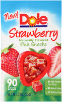Dole Strawberry Naturally Flavored Fruit Snacks
