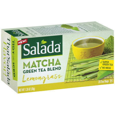 Salada® Lemongrass Matcha Green Tea Blend Tea Bags 1.35 oz. Box