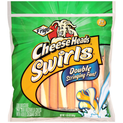 Frigo® Cheese Heads® Swirls® Sting Cheese 24 ct Bag