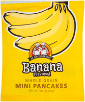 De Wafelbakkers® Banana Whole Grain Mini Pancakes 3.0 oz. Bag