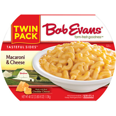 Bob Evans® Tasteful Sides™ Twin Pack Macaroni & Cheese Refrigerated Sides 40 oz. Tray