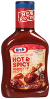Kraft Hot & Spicy Barbecue Sauce 17.5 oz. Bottle