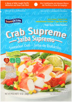 TransOcean® Products Crab Supreme Flake Style Imitation Crab 10 oz. Bag