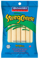 Schneider Natural Mozzarella String Cheese