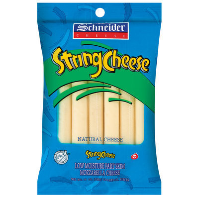 Schneider Natural Mozzarella String Cheese