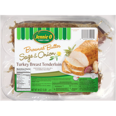 Jennie-O® Browned Butter Sage & Onion Turkey Breast Tenderloin 48 oz. Package