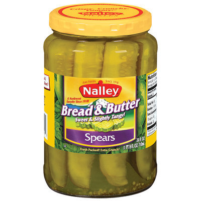 Nalley® Bread & Butter Pickle Spears 24 fl. oz. Jar