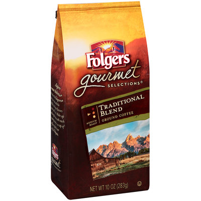 Folgers Gourmet Selections® Traditional Blend Ground Coffee 10 oz. Stand Up Bag