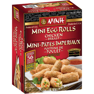 Minh®™ Chicken Breast Mini Egg Rolls 56 ct Box