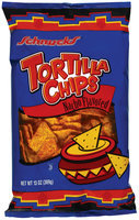 Schnucks Nacho Flavored Tortilla Chips 13 Oz Bag