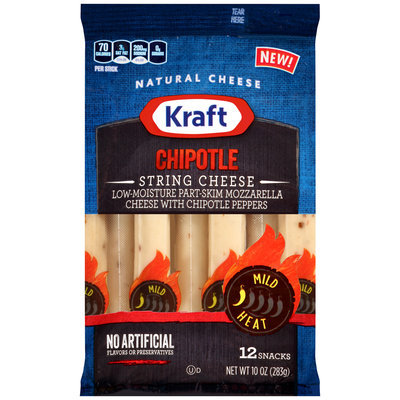 Kraft Chipotle String Cheese 12 ct Bag