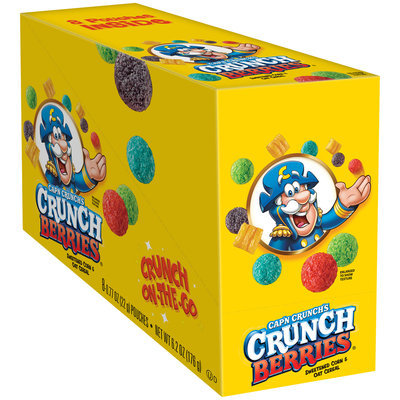 Cap'n Crunch's Crunch Berries® Crunch on-the-Go Cereal 8-0.77 oz. Pouches