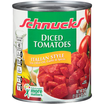 Schnucks® Italian Style Diced Tomatoes 28 oz. Can