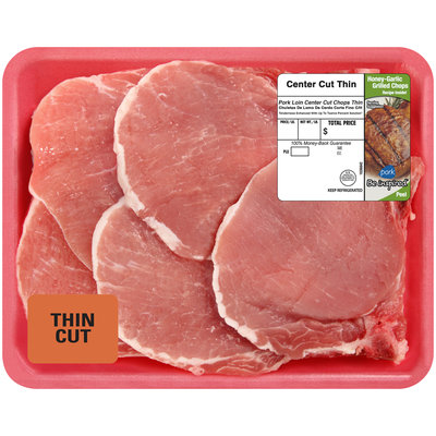 Farmland® Pork Loin Center Cut Chops Thin Tray