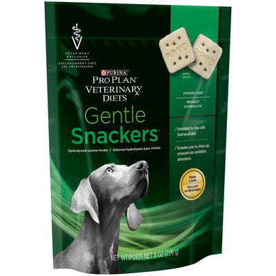 Purina Veterinary Diets Gentle Snackers Hypoallergenic Canine Treats 8 oz. Pouch