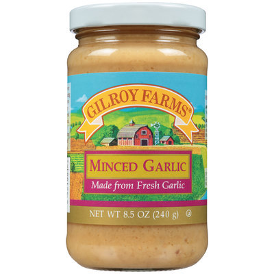Gilroy Farms® Minced Garlic 8.5 oz. Jar