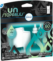 Febreze Unstopables™ Fresh & Flirty Scented Oil Refill & Oil Warmer Carded Pack