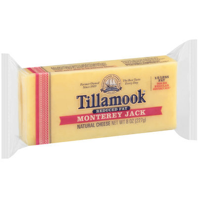 Tillamook® Reduced Fat Monterey Jack Cheese 8 oz. Brick