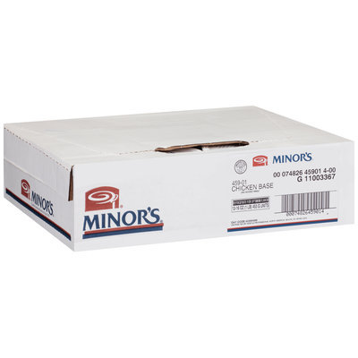 Minor's Chicken Base 16 oz. Plastic Container
