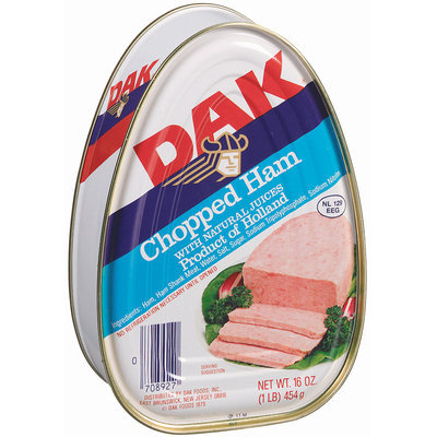 Dak W/Natural Juices Canned Ham Chopped 16 Oz Can