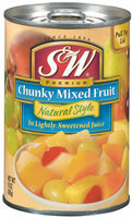 S&W® Chunky Mixed Fruit in Lightly Sweetened Juice 15 oz. Pull-Top Can