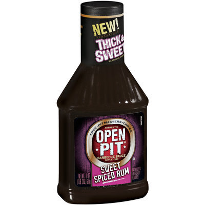 Open Pit® Thick & Sweet Barbecue Sauce Sweet Spiced Rum 18 oz.