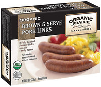Organic Prairie Organic Links Frozen 8 Ct Pork Sausage 8 Oz Box