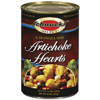 Schnucks Small Size Artichoke Hearts 14 Oz Can